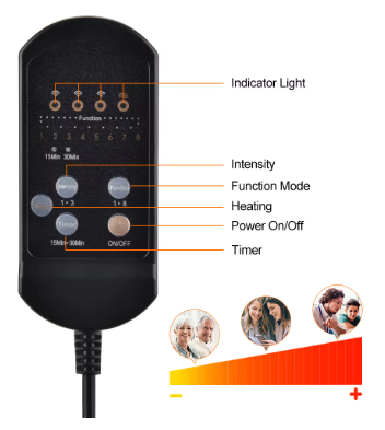 Electric portable massage chair